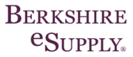 Logo Berkshire eSupply en violet sur fond blanc