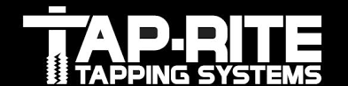 Logo de TAP-RITE PTY LTD en caractères blancs gras sur fond noir