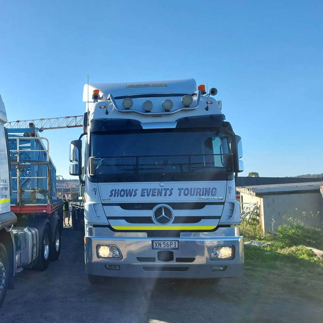 Logistic transport by truck