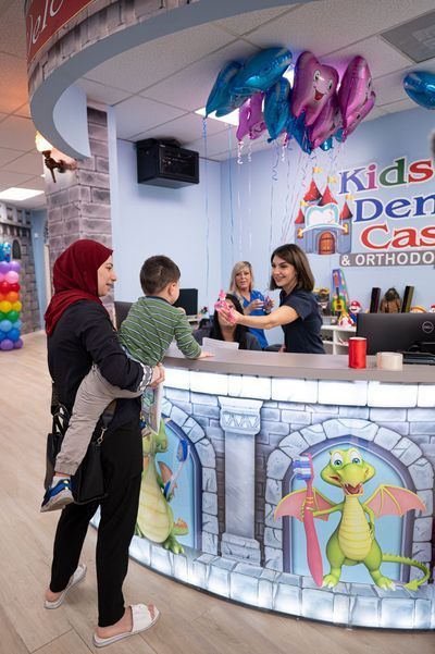 Kids Dental Castle & Orthodontics receiption Desk