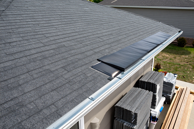 Roofing materials and exterior project details