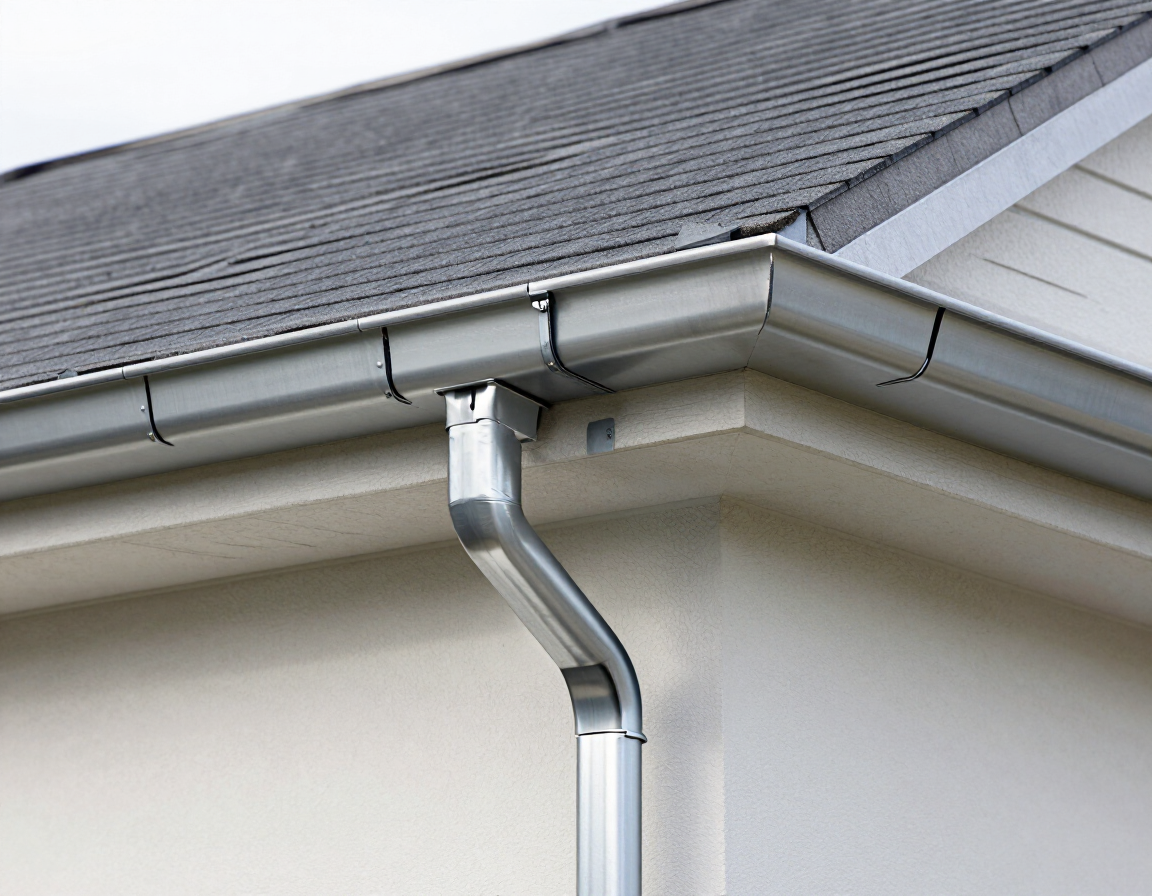 Gutter and drainage detail