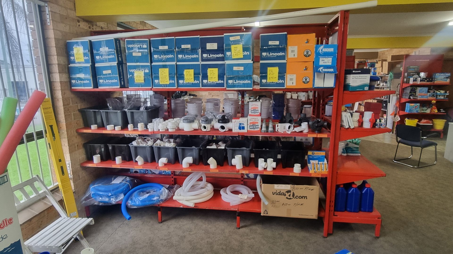 A Store Filled With Lots Of Different Items On Shelves — Manning Pools, Rubber & Foam In Taree, NSW