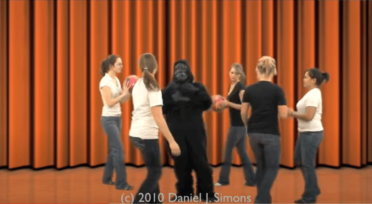 Invisible Gorilla experiment Invisible Gorilla experiment