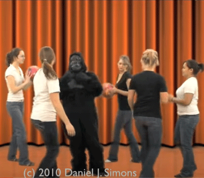 Invisible Gorilla experiment Invisible Gorilla experiment