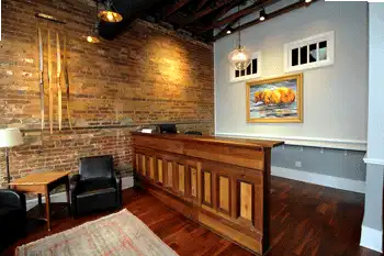 Reception area