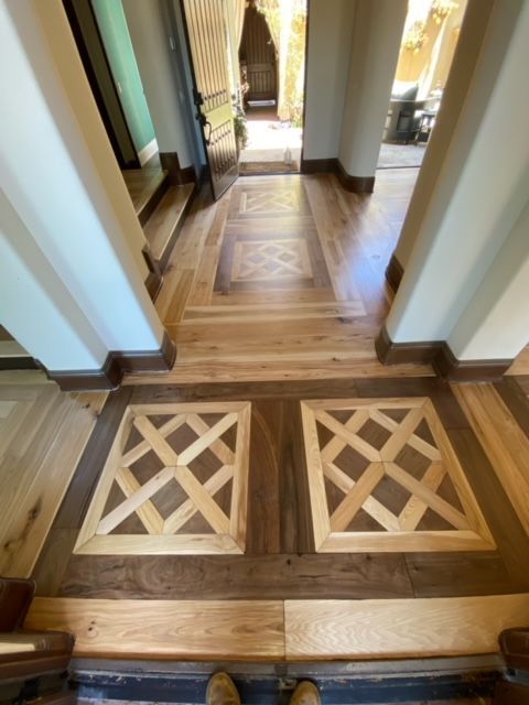 hickory wood floor sand refinish san diego ca