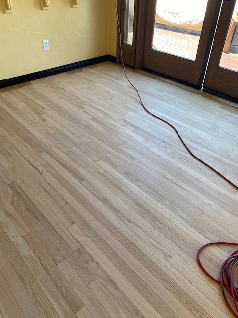 Hardwood floor staining and restoration services in San Diego