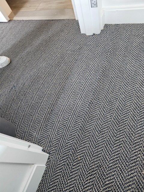 Residential carpet repair work in San Diego County