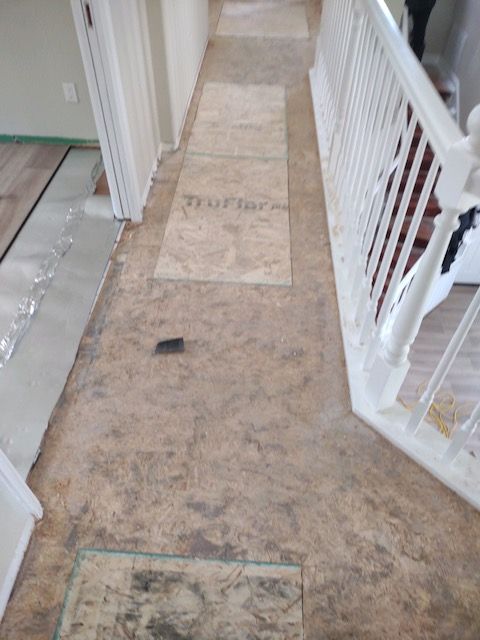 subfloor repair with new plywood
