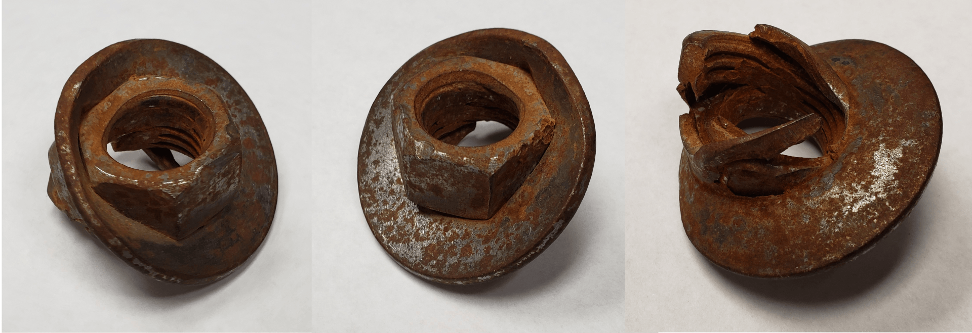 Bolts that were fastened wrong