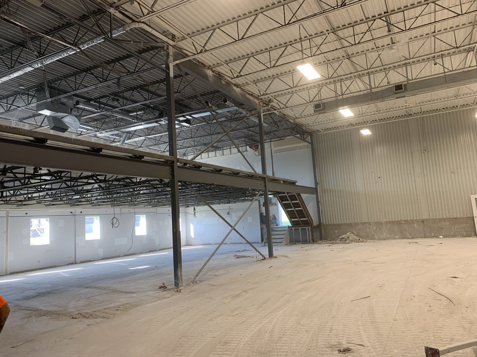 Seismic retrofit on a building