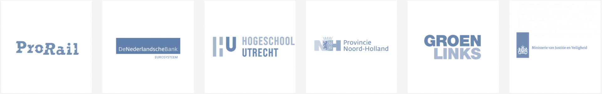 Logo's van ProRail, NS en Green Lines op een witte banner.