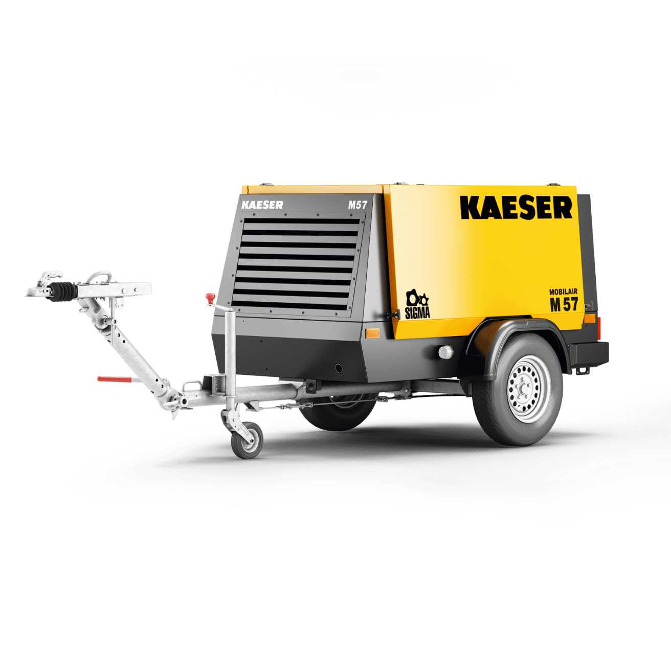 A Kaeser portable compressor