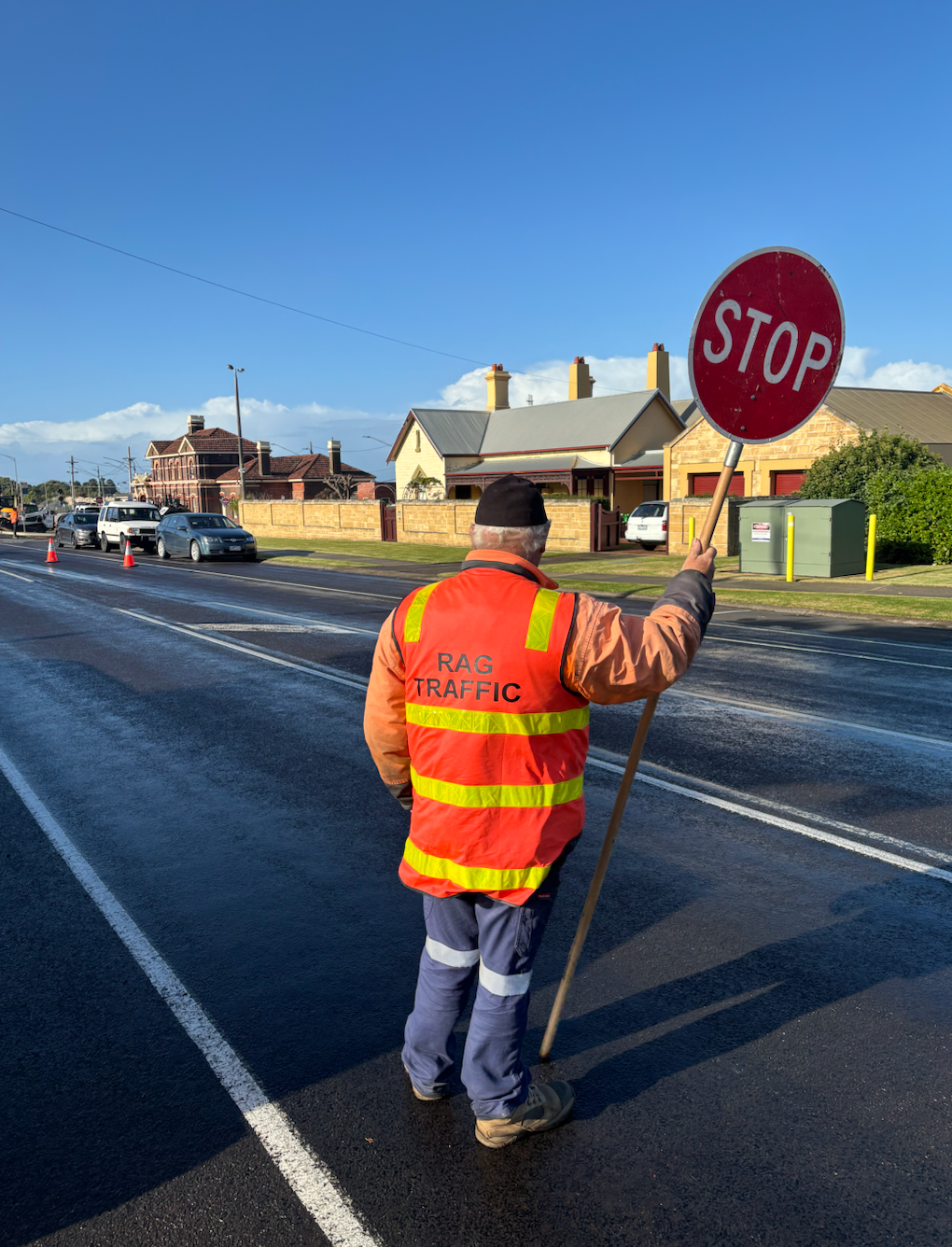 Traffic Stop Sign — RAG Traffic Management In Warrnambool, VIC
