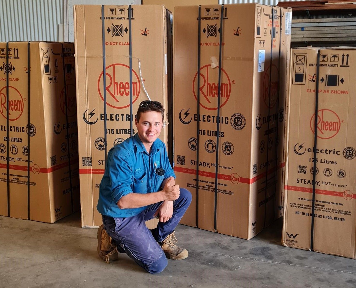 Plumber Installing Hot Water System in Toowoomba