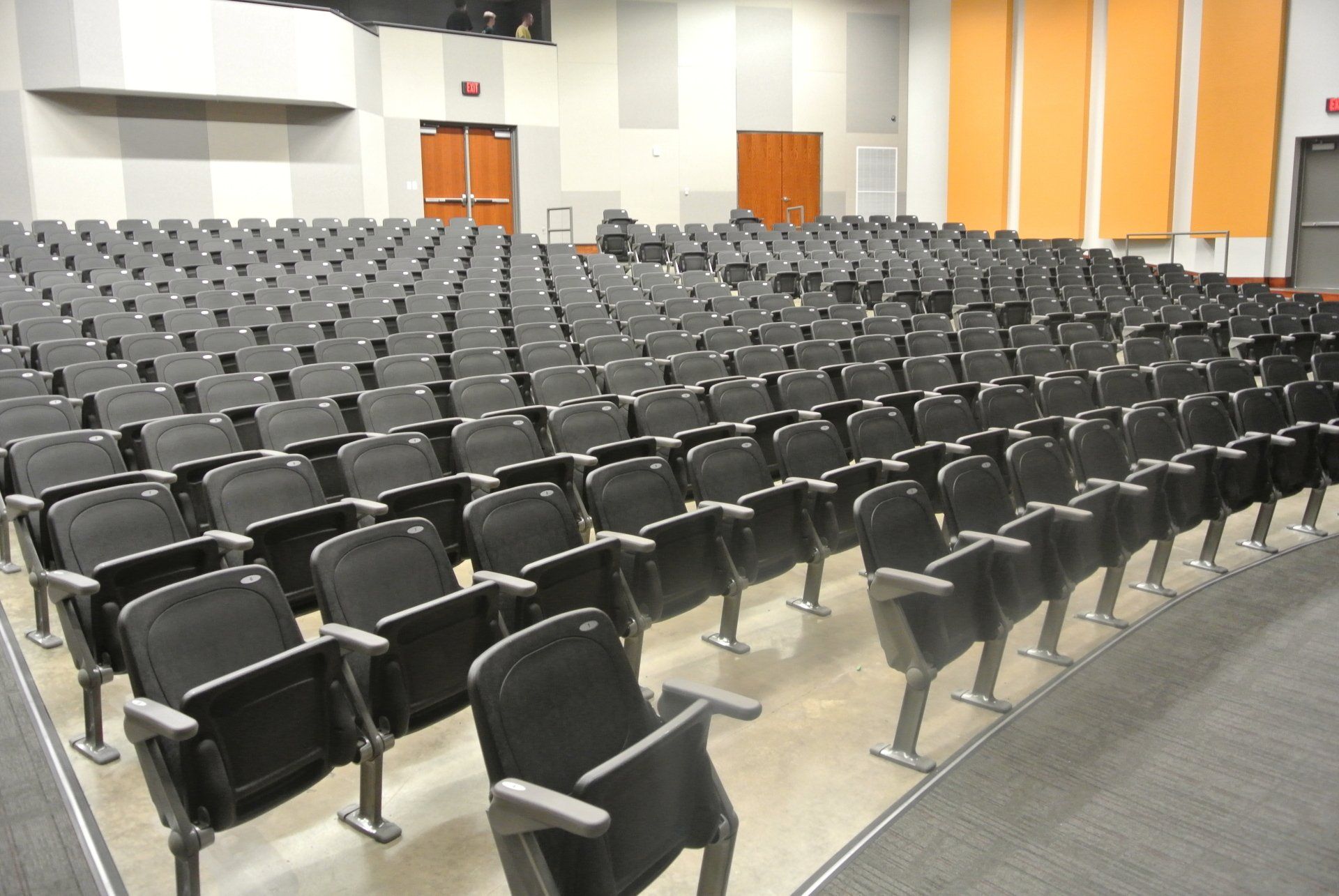 fixed high school auditorium seating