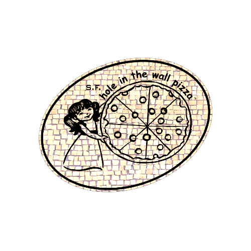 A black and white drawing of a girl holding a pizza.