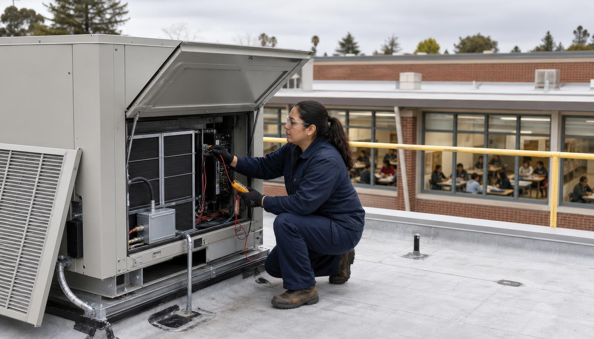 Air Quality School Infrastructure Hvac Technician