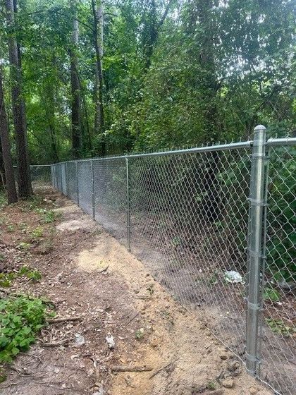 Chain link fence