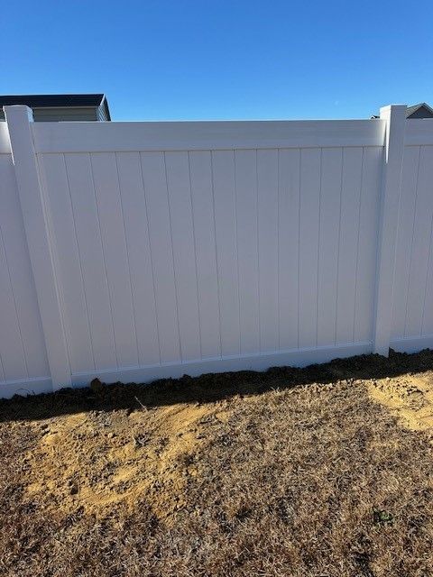White fence