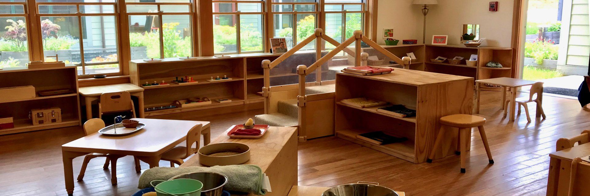 Image of toddler classroom with small furniture