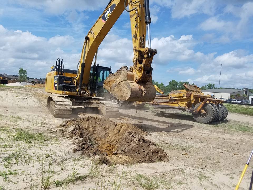 Grading And Leveling In Progress — Coward, SC — L & B Developers Grading And Leveling In Progress — Coward, SC — L & B Developers