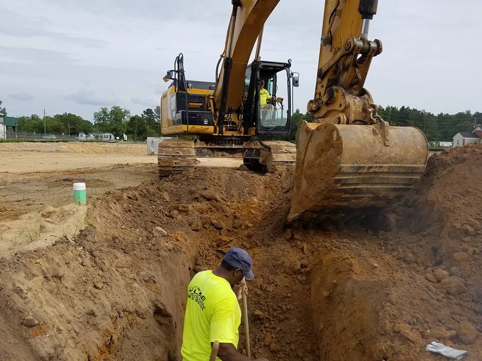 Excavation In Progress — Coward, SC — L & B Developers Excavation In Progress — Coward, SC — L & B Developers