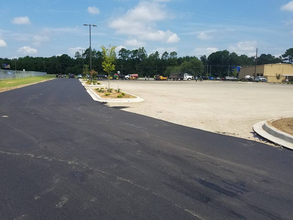 Parking Lot Paving Done — Coward, SC — L & B Developers