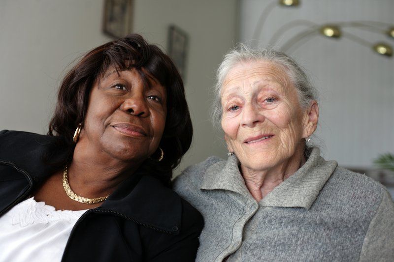 two woman
