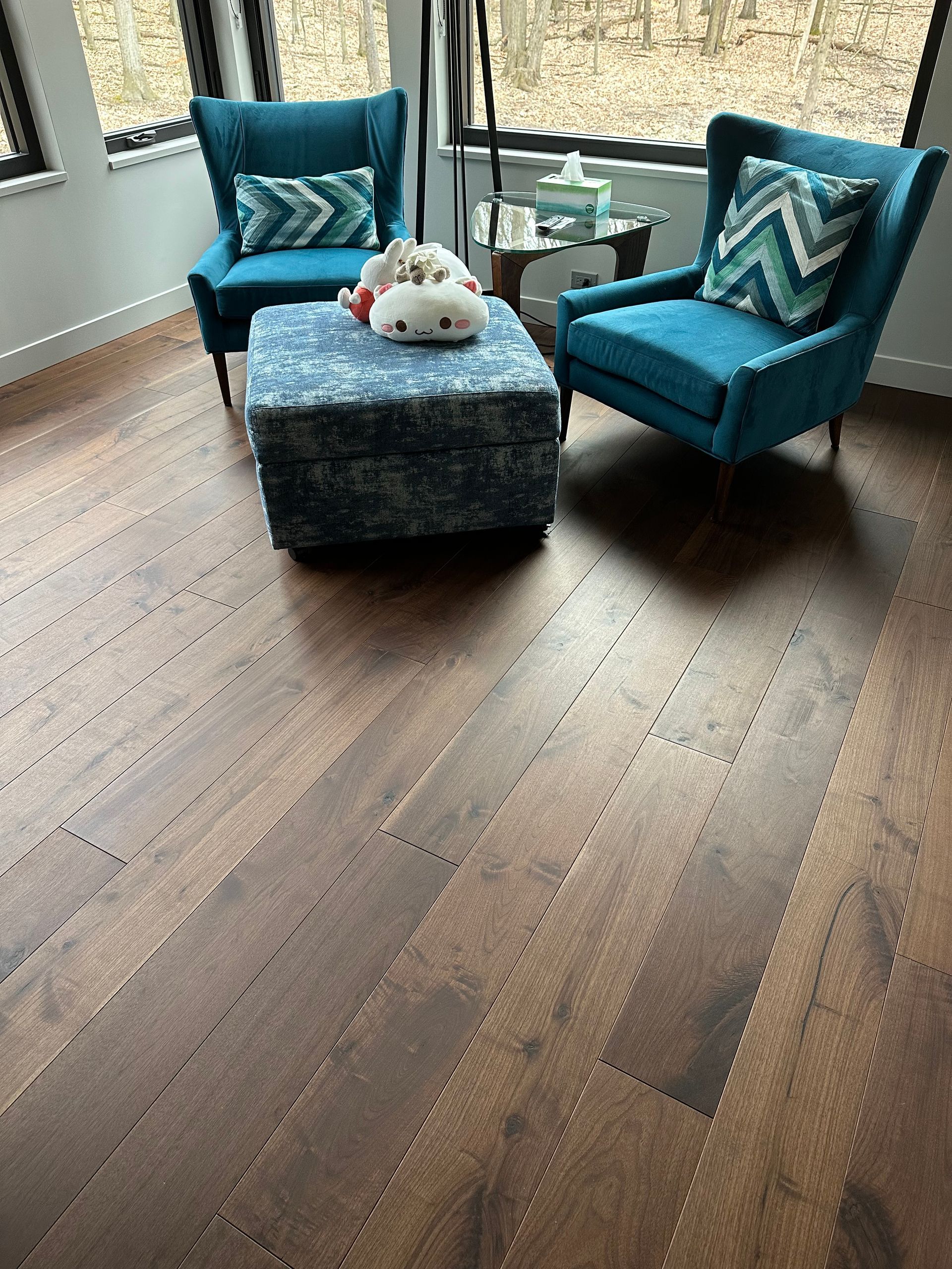 Custom-made wood flooring