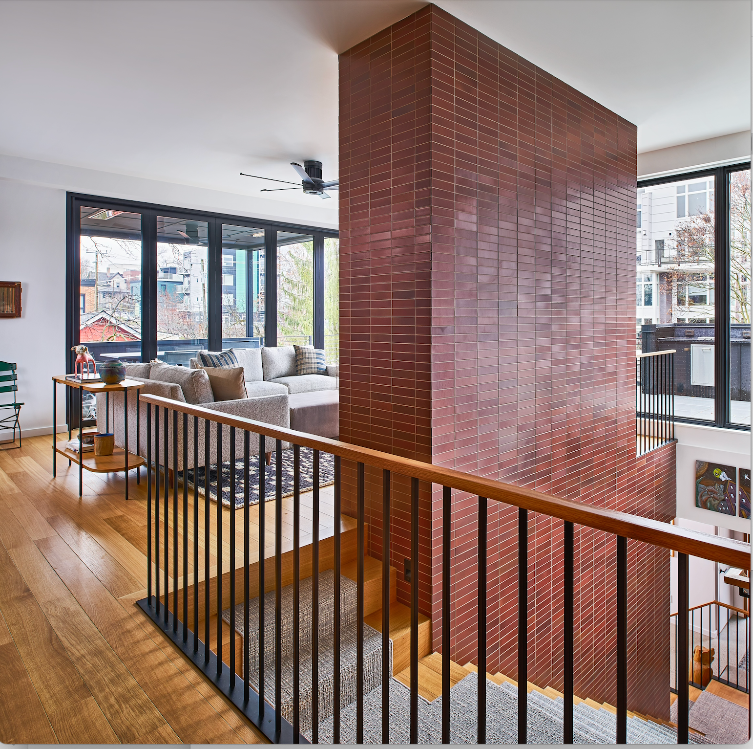Custom-made wood flooring