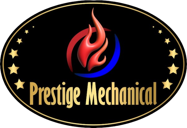 A logo for Prestige Mechanical LLC
