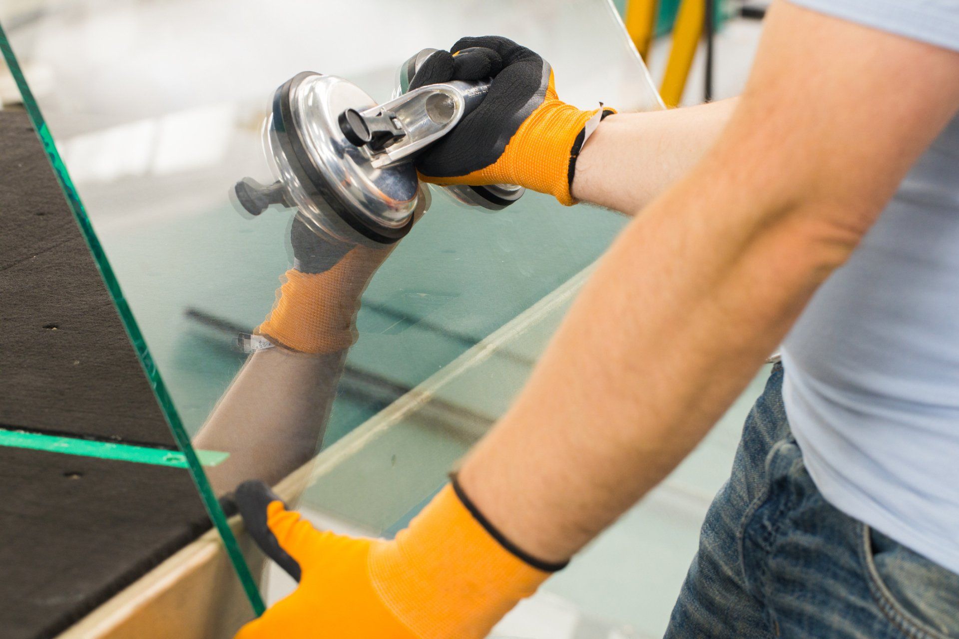 Glass installation — Bloomington, IN — City Glass Of Bloomington Inc