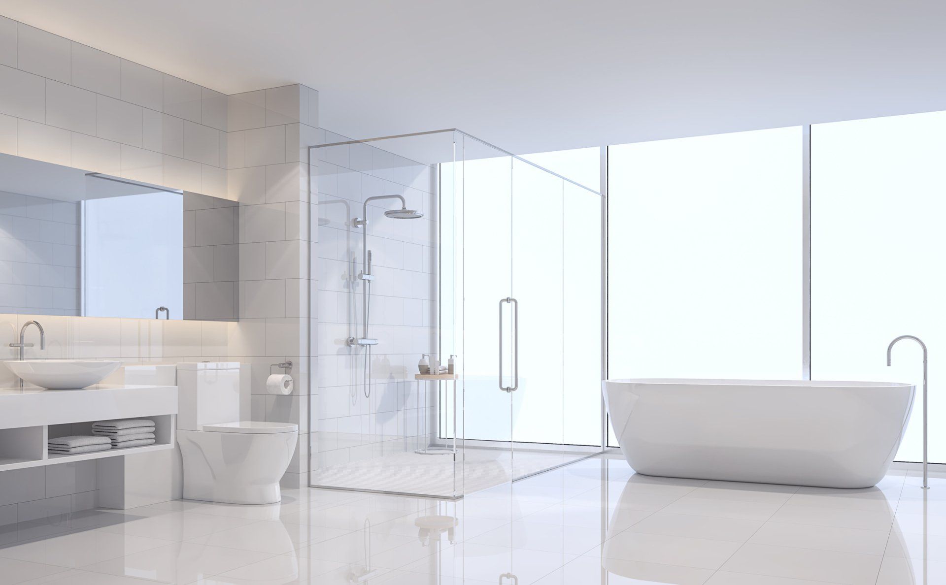 Framed shower enclosure — Bloomington, IN — City Glass Of Bloomington Inc Framed shower enclosure — Bloomington, IN — City Glass Of Bloomington Inc