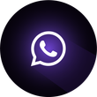 White phone icon in a chat bubble, against a dark purple gradient background.
