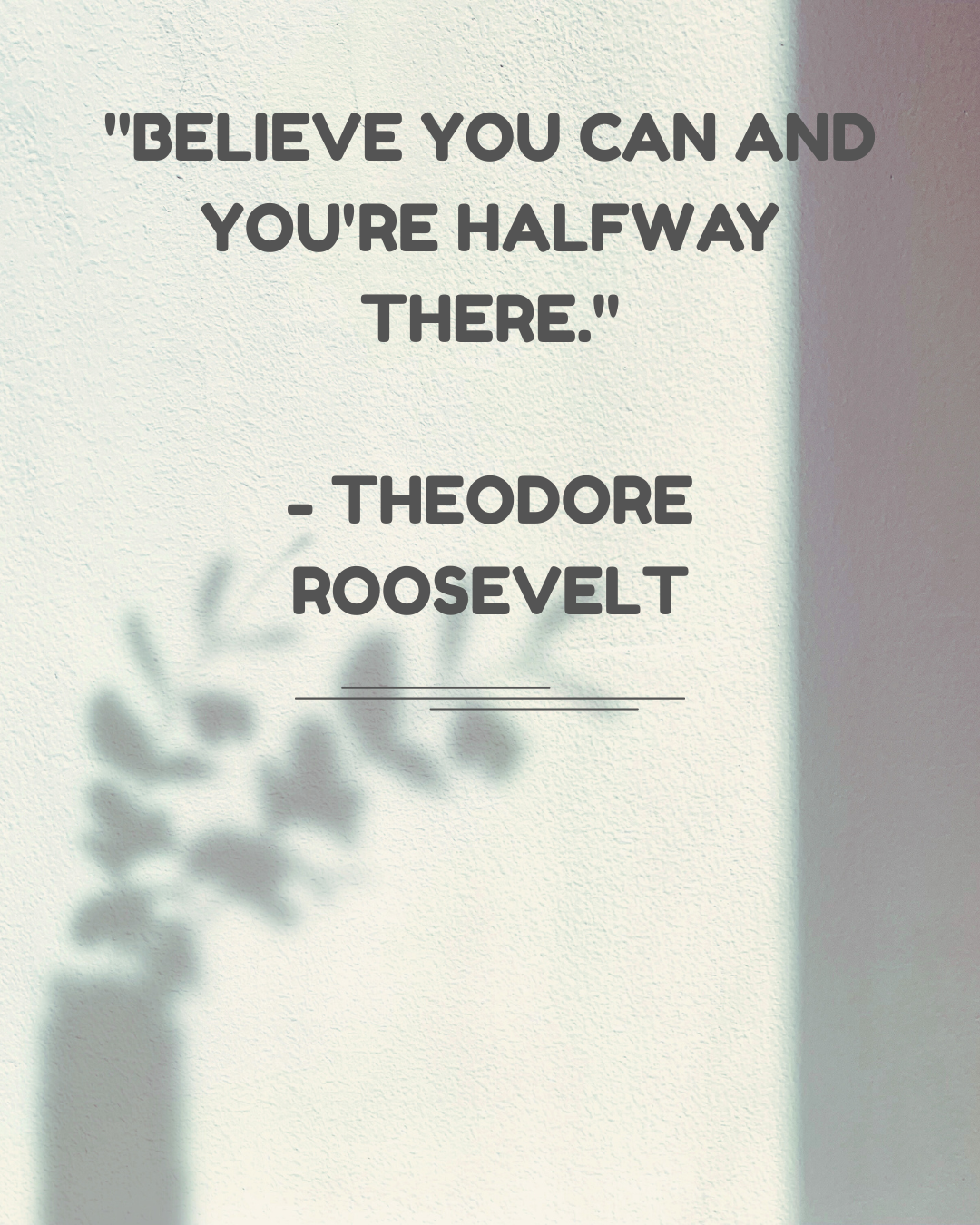 A poster that says 