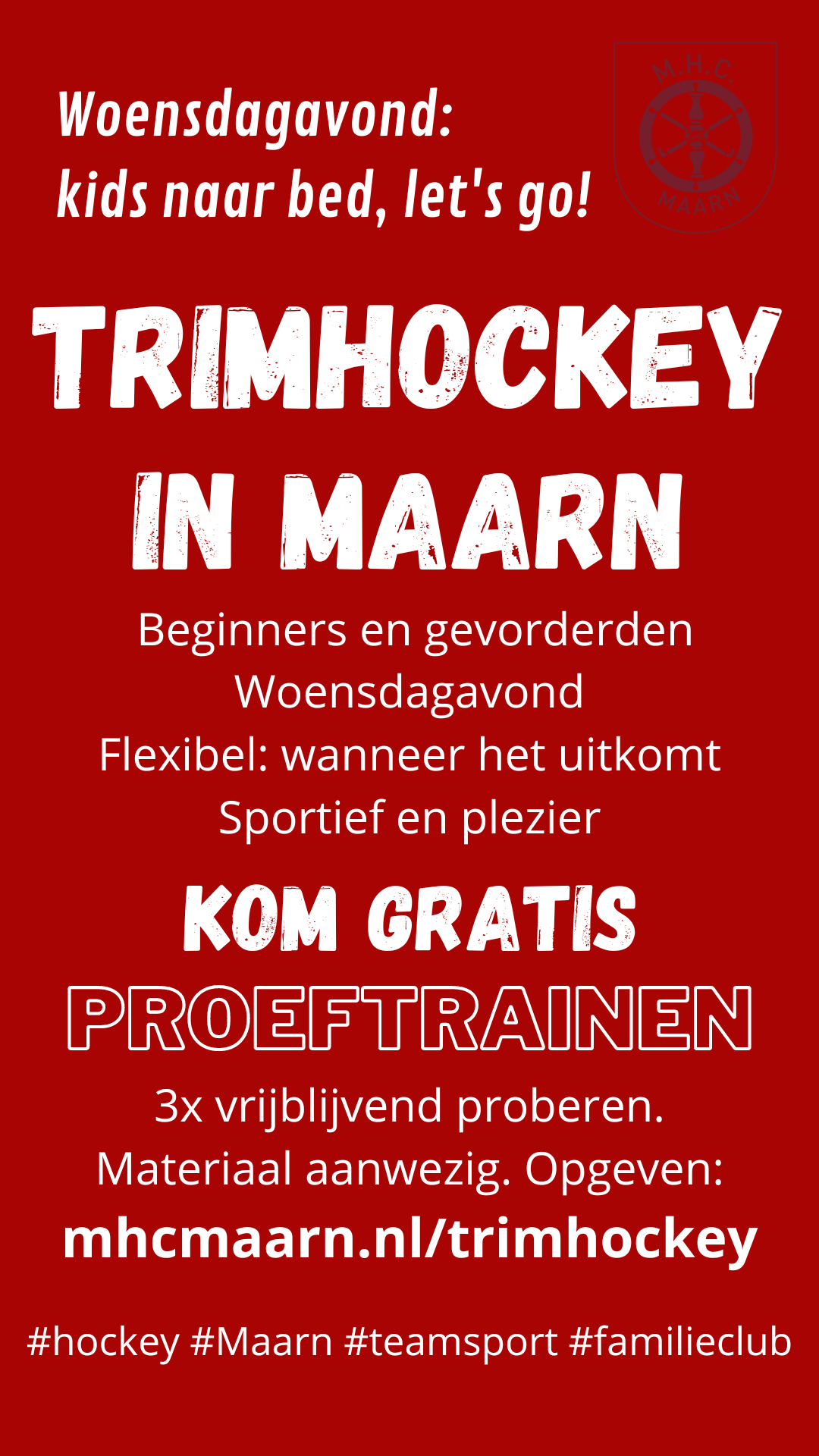 Ga naar het online formulier om aan te melden Aanmelden voor proeftrainen