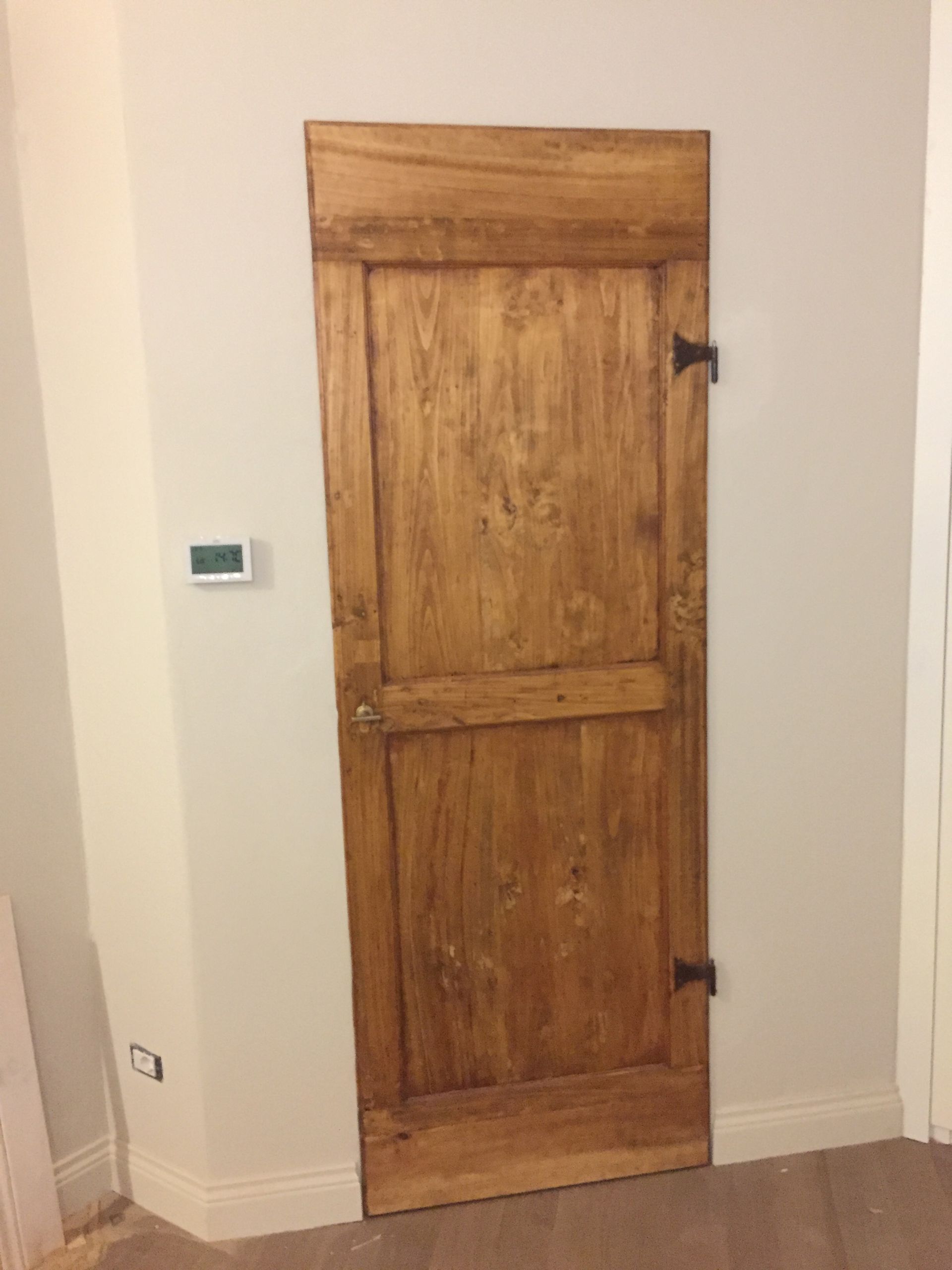 porta da interni in legno antico di recupero