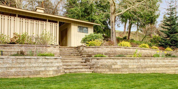 Hardscaped Walls And Stairs — Matthews, NC — Decorative Creations Inc Hardscaped Walls And Stairs — Matthews, NC — Decorative Creations Inc