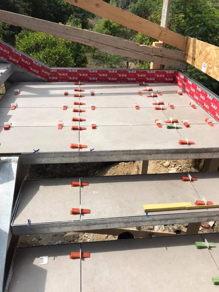 cantiere durante nuova costruzione