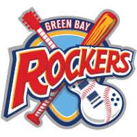 A logo for the green bay rockers baseball team
