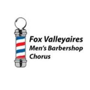 The logo for fox valleyaires men 's barbershop chorus