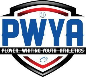 The pwya logo is a shield with a baseball on it.