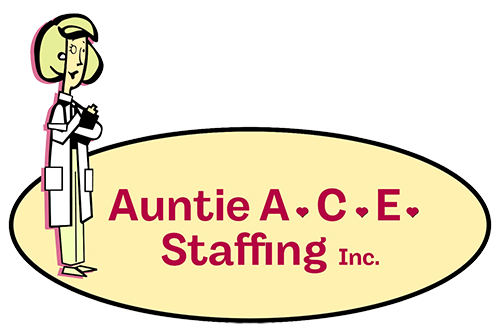 Auntie A.C.E. Staffing Logo