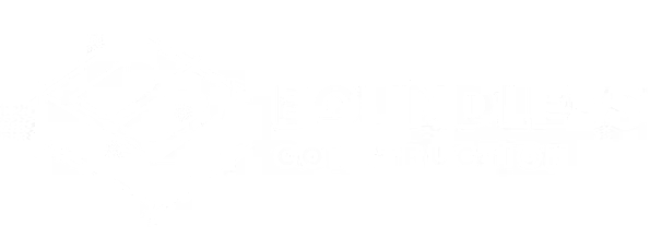 Blank white screen with a thin light-blue horizontal line near the left center