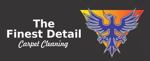 A logo for the finest detail carpet cleaning company