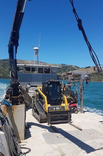 Pallet Fork Service at Bobcat Tipper Services in the Marlborough Sounds NZ