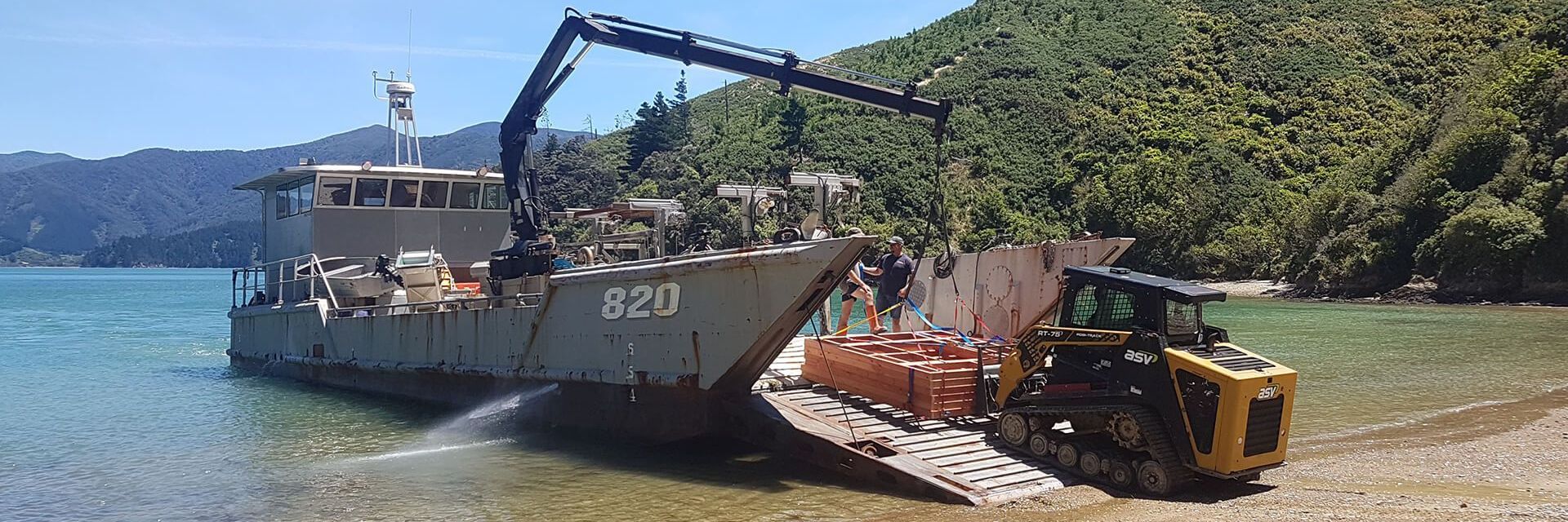 Bobcat Tipper Services in the Marlborough Sounds NZ
