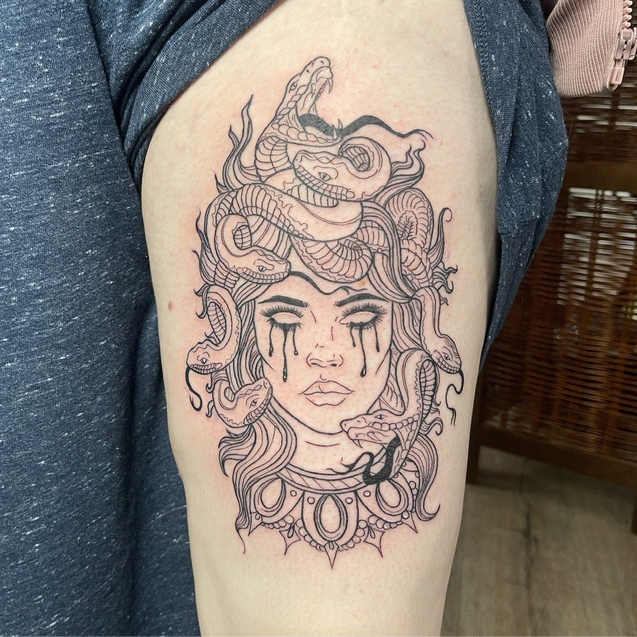 medusa tattoo - tattoo shop birmingham